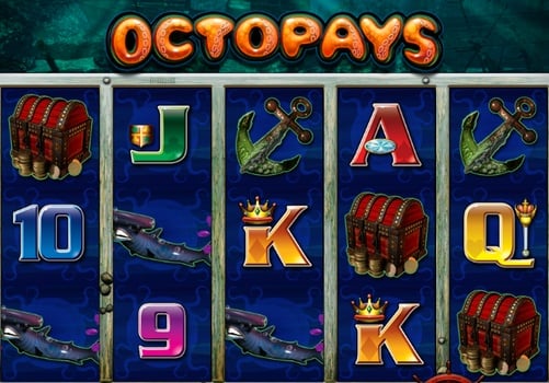 Призовая комбинация в игровом автомате Octopays