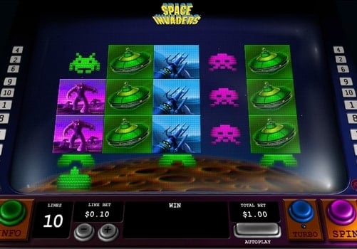 Игровые автоматы на реальные деньги с выводом - Space Invaders