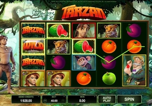 Игровые автоматы онлайн с выводом денег - Tarzan
