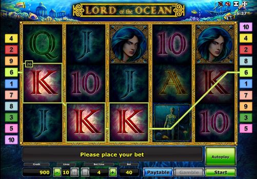 Игровые автоматы с выводом реальных денег Lord of The Ocean